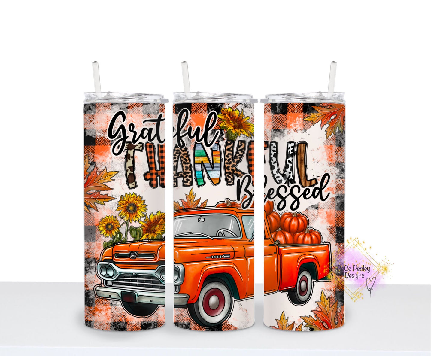 Grateful thankful blessed pick up truck
