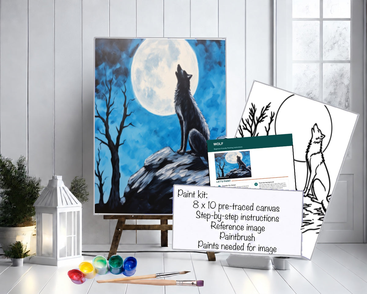 Paint Kit night wolf