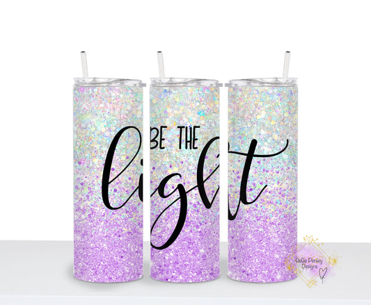 Be the light pink glitter