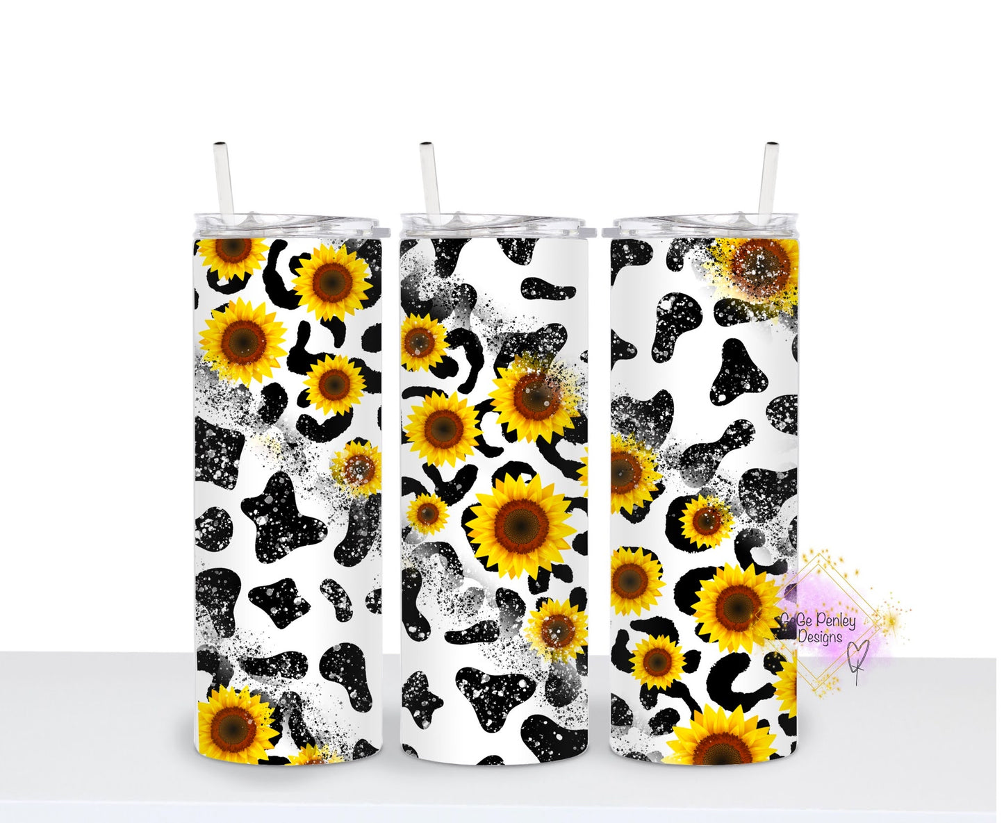 Sunflowers and animal print