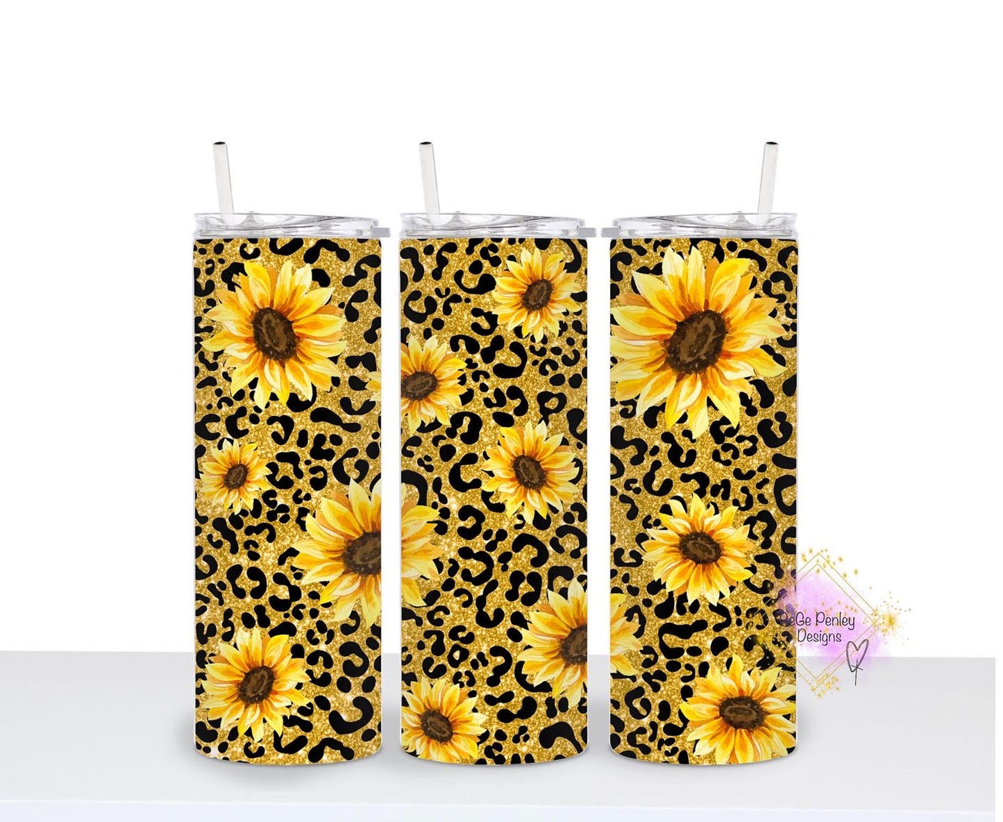 Sunflowers full animal print