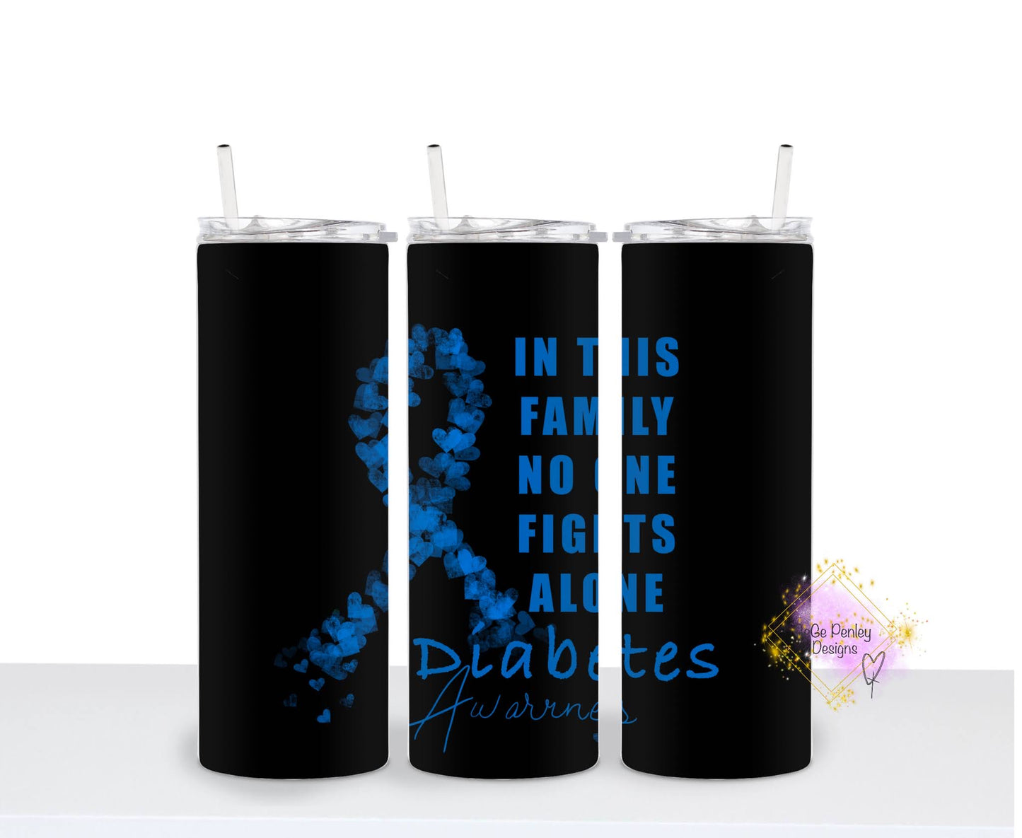 Diabetes black and blue