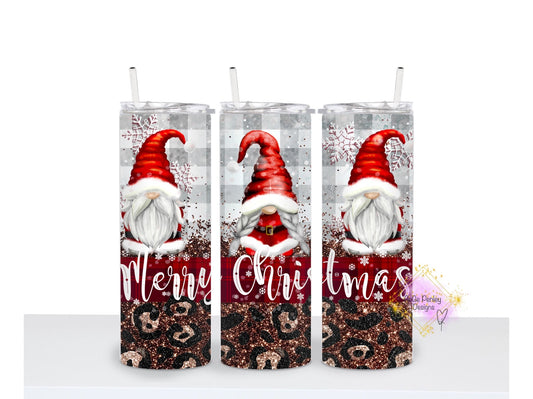 Merry Christmas 3 gnomes animal print