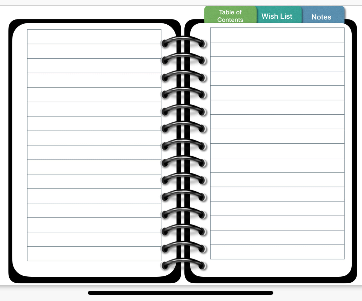 Digital book log