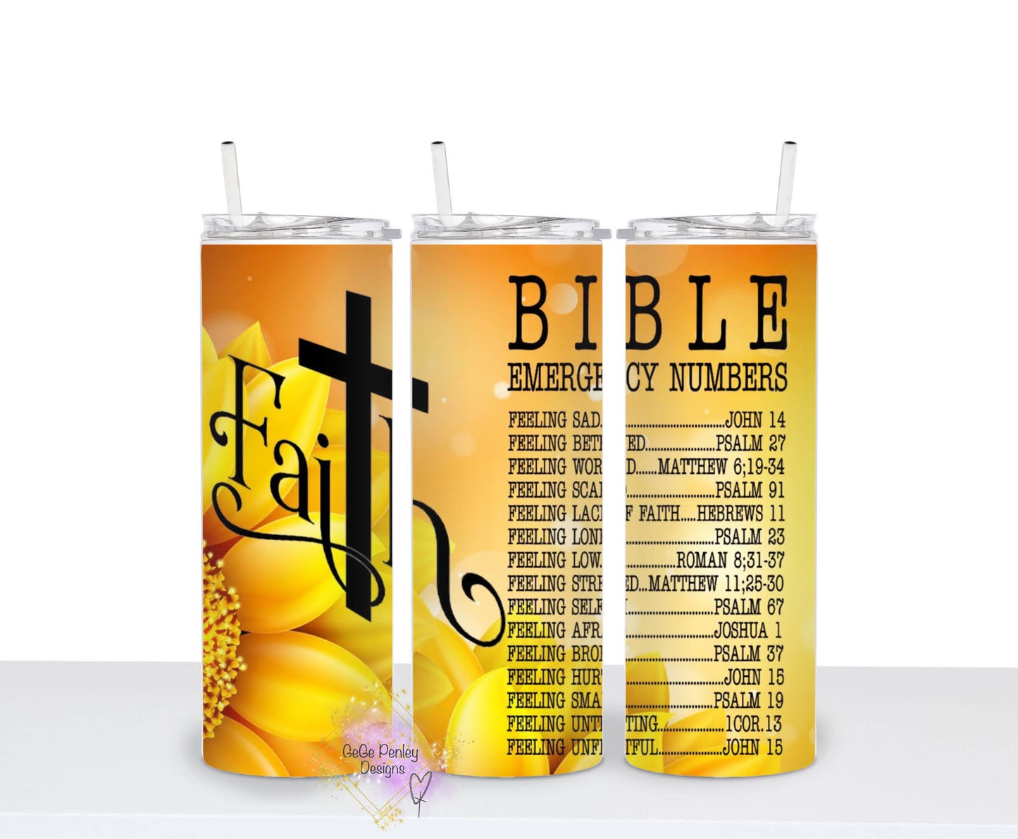 Bible emergency numbers yellow