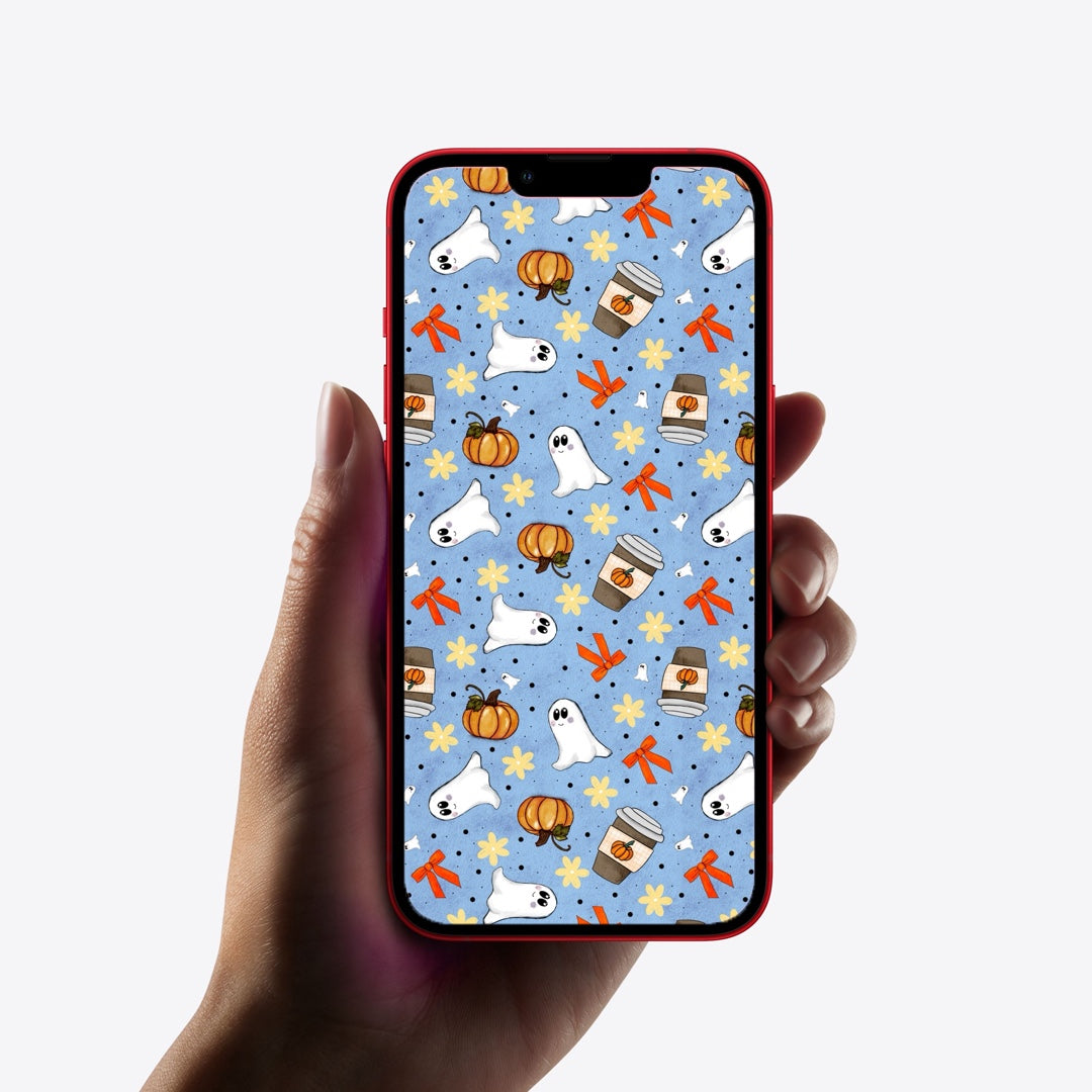 Halloween themed digital download phone wallpaper
