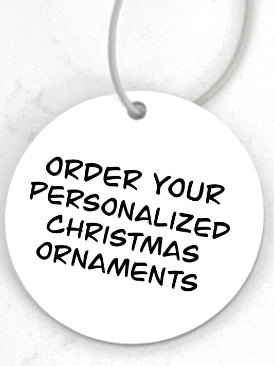 Personalized Christmas ornament