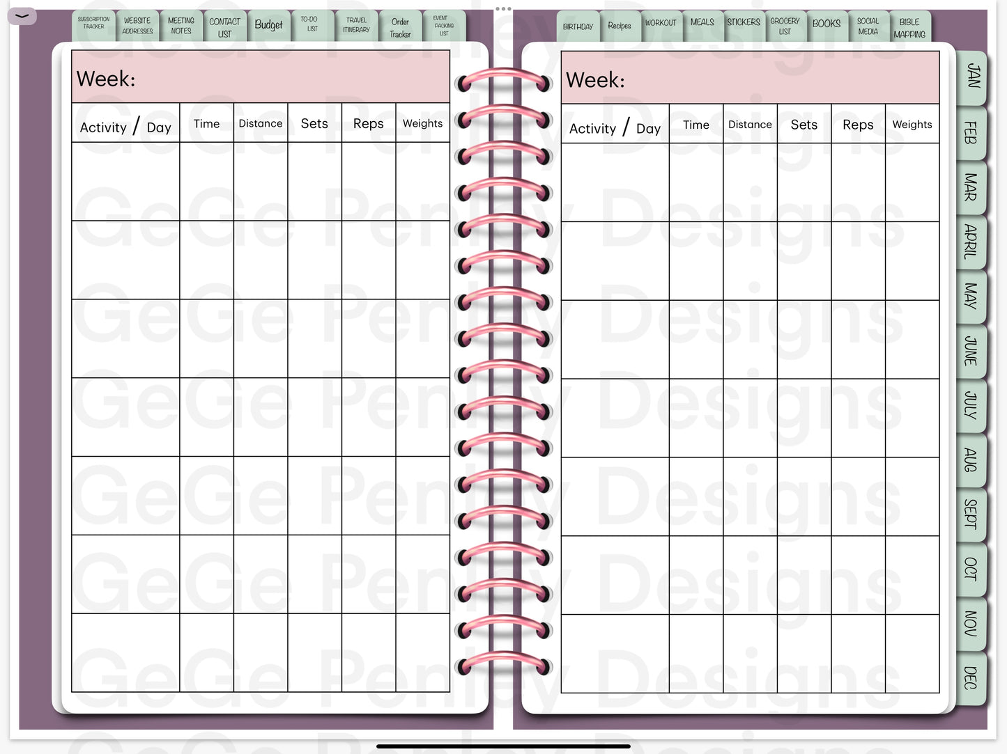 2025 digital planner compatible with Goodnotes