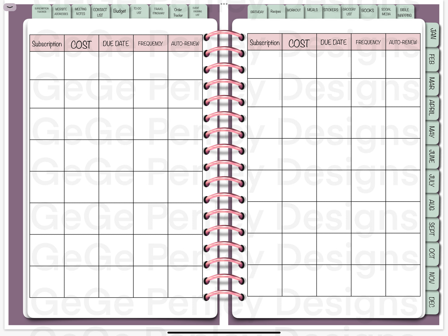 2025 digital planner compatible with Goodnotes