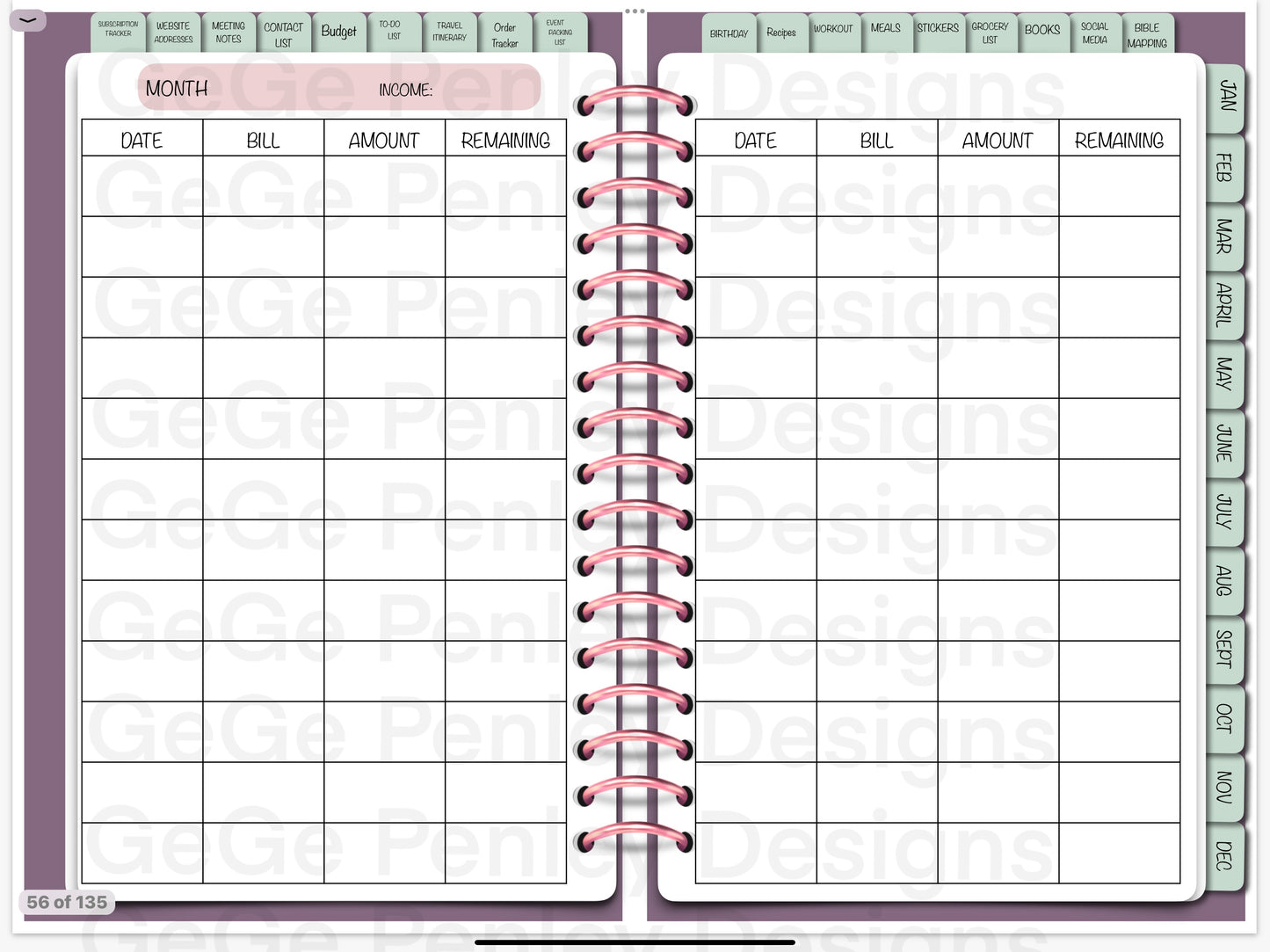 2025 digital planner compatible with Goodnotes