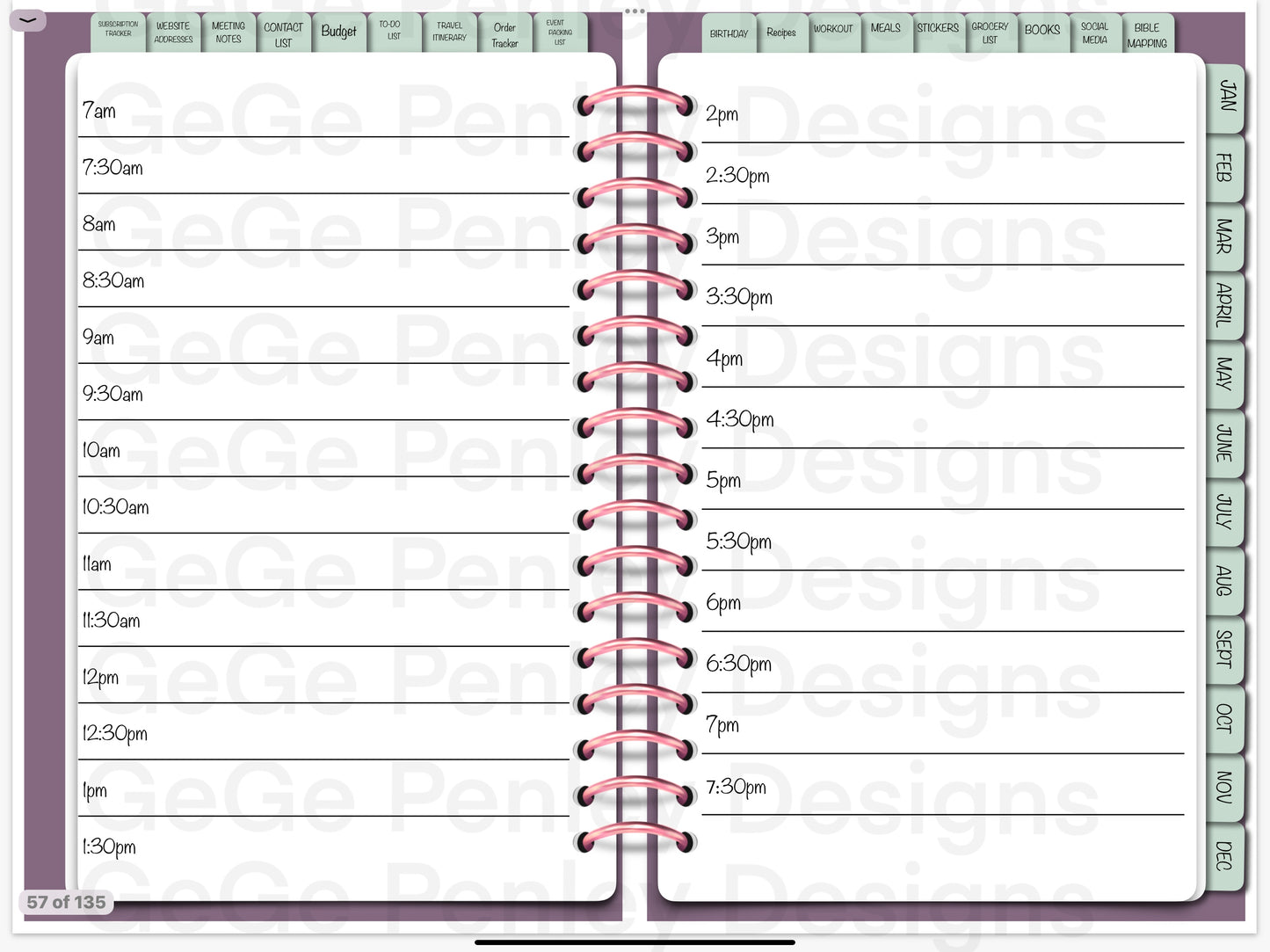 2025 digital planner compatible with Goodnotes